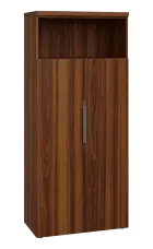 SIN 5 - 82DN kancelářská skříň, 2-dveřová/nika, 1820x800x400, ořech královský